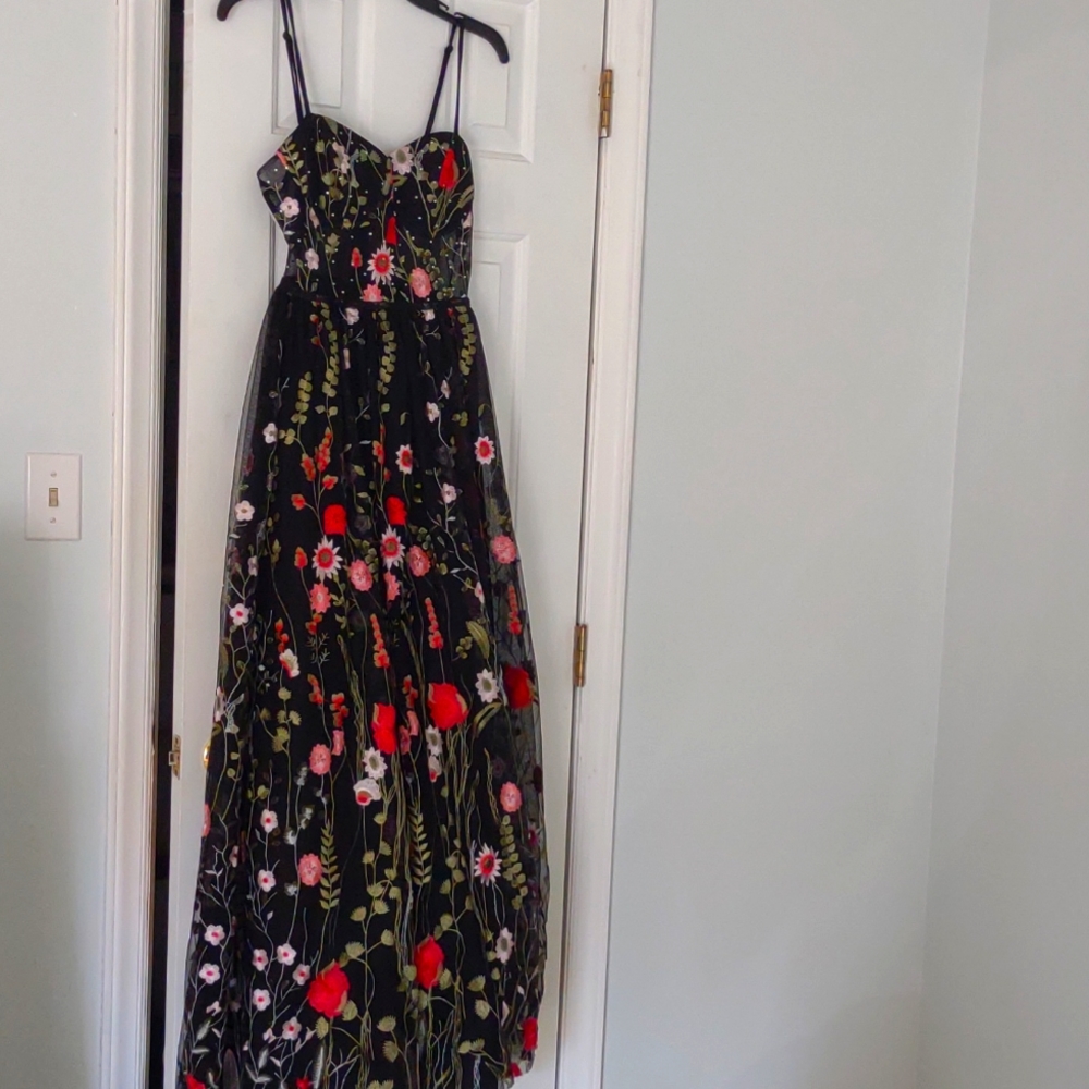 City Studios Floral Prom Dress